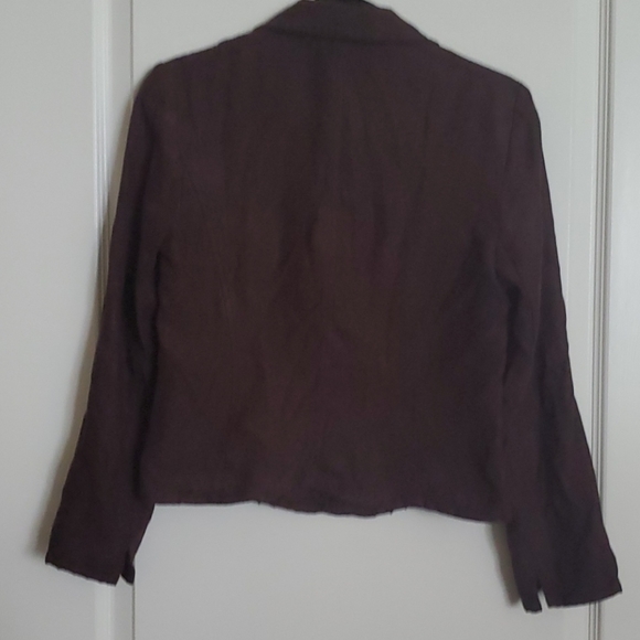 Brown button down jacket - Picture 6 of 7